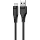 Acefast USB cable - USB Type C 1.2m, 3A black (C3-04 black)