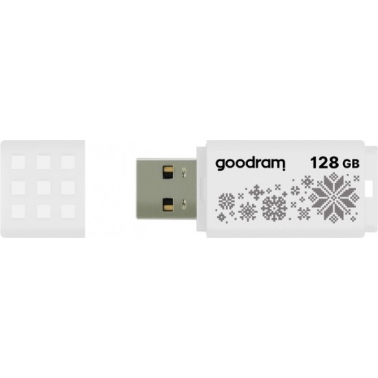 Goodram UME2 Winter USB 128GB Flash Drive - White