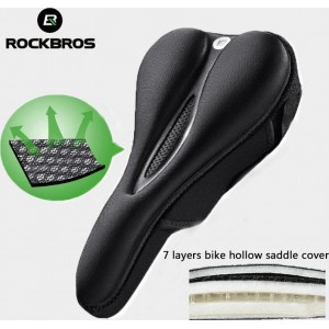 Rockbros LF047-B silicone gel bicycle seat cover size L - black