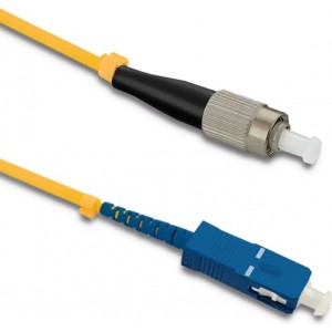 Qoltec Patchcord fiber optic FC/UPC - SC/UPC | Singlemode | 9/125 | G652D | Simplex | 3m