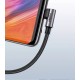 Ugreen Angled cable UGREEN cable USB - USB Type C 1m 3A gray (50941)