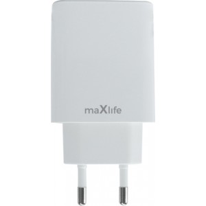 Maxlife MXTC-10-20C PD QC charger 1x USB-C 20W white