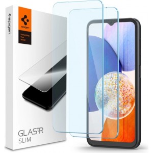 Spigen Glas.tR Slim Tempered Glass for Samsung Galaxy A14 4G / 5G - 2 pcs.