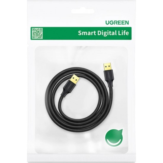 Ugreen US128 10370 USB-A 3.0 / USB-A 3.0 5Gb/s cable 1m - black