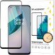 Wozinsky Super Tough Full Glue Tempered Glass Full Screen With Frame Case Friendly OnePlus Nord N10 5G Black