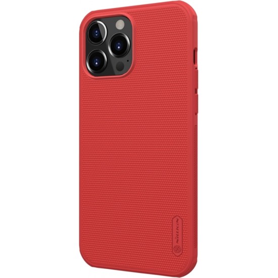 Nillkin Super Frosted Shield Pro durable case cover for iPhone 13 Pro Max red