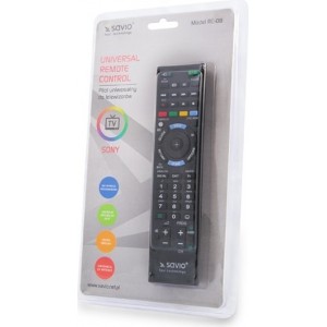 Savio RC-08 Universāla Sony TV Pults Melns