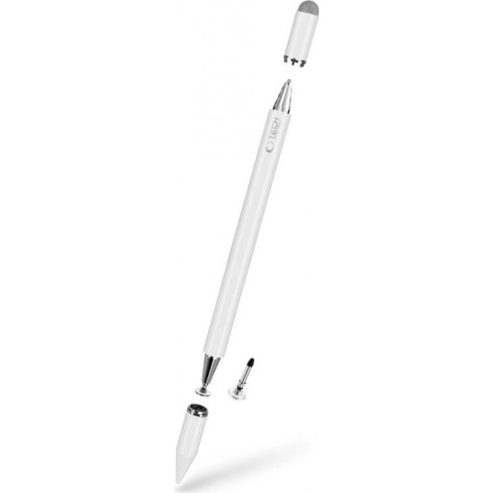 Tech-Protect USP200 3-TIP Stylus Passive Pen - White