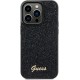 Cg Mobile Sas Guess case for iPhone 13 Pro 6,1" GUHCP13LPMSDGSK black HC PU DISCO SCRIPT METAL