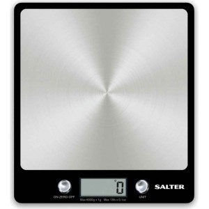 Salter 1241A BKDRCEU16 Evo Electronic Kitchen Scale Black