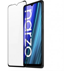 Dux Ducis 9D Tempered Glass 9H Full Screen Tempered Glass with Realme Narzo 50A frame black (case friendly)