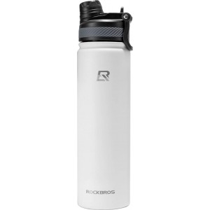 Rockbros 35210029006 bicycle thermal bottle for drinks 620 ml - white