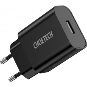 Choetech Q5002 12W USB-A power charger (black)