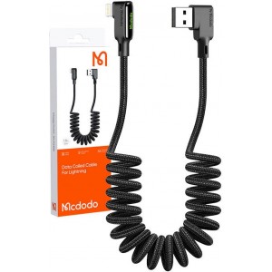 Mcdodo USB to Lightning cable, Mcdodo CA-7300, angled, 1.8m (black)