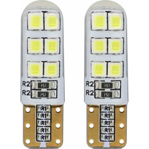 Amio LED STANDARD T10 W5W 12xSMD 2835 12V Silca