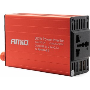 Amio Power Inverter AMiO 12V/220V 300W/600W 2xUSB PI03