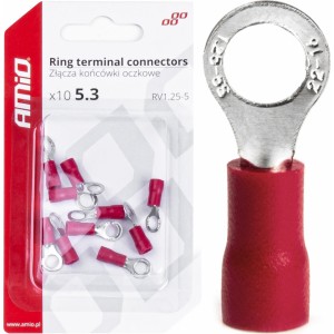 Amio Ring terminal connectors RV 1.25-5 10 pcs