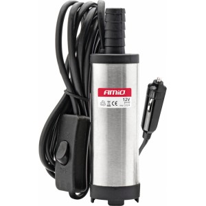 Amio Electric diesel pump 12V submersible diameter 38 mm with lighter plug