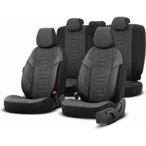 Otom Car seat covers set OTOM THRONE 102 SMOKED 3-ZIP