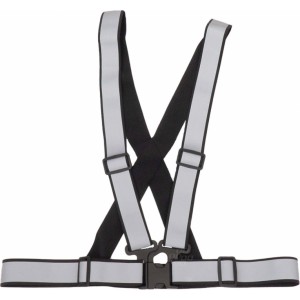 Amio Reflective safety belt vest black color AMiO-03938