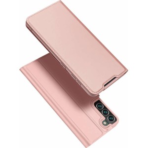 Dux Ducis Skin Pro Flip Leather Protective Case for Samsung Galaxy S22 Plus Pink