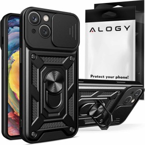 Alogy Camshield Stand Ring Case with Camera Cover for Apple iPhone 14