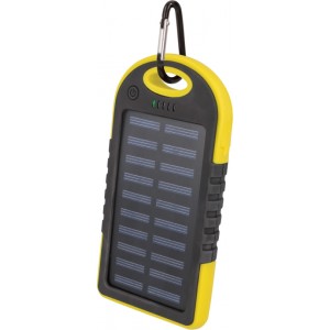 Setty solar power bank 5000 mAh yellow