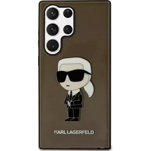 Karl Lagerfeld Protective phone case Karl Lagerfeld KLHCS23LHNIKTCK for Samsung Galaxy S23 Ultra S918 black/black hardcase Ikonik Karl Lagerfeld