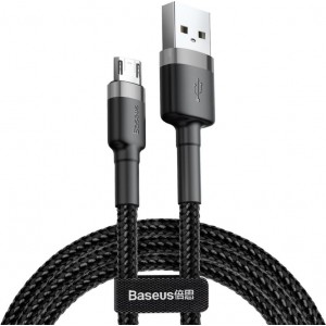 Baseus cable Cafule USB - microUSB 0,5 m 2,4A gray-black