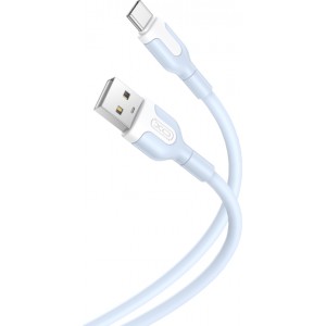 XO cable NB212 USB - USB-C 1,0 m 2,1A blue