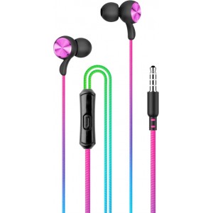 Setty wired earphones SPD-J-313 rainbow