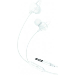 XO wired earphones EP63 jack 3,5 mm white