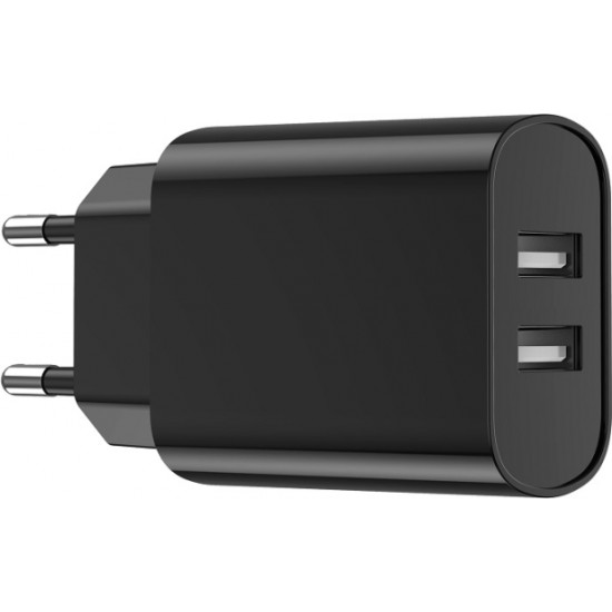 Wiwu wall charger Wi-U003 2,1A 2x USB black