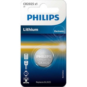 Philips Polska Sp. Z O.o. Battery PHILIPS CR2025 Lithium 1pc Blister