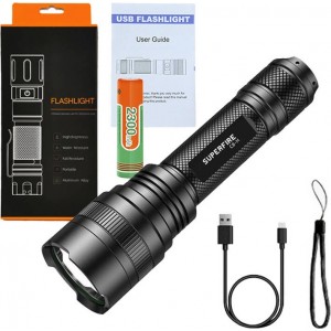 Superfire Flashlight Superfire C8-H, 1200lm, USB