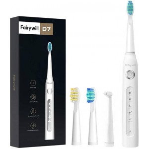 Fairywill Sonic toothbrush with head set FairyWill FW507 (White)