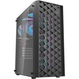 Darkflash DK351 computer case (black) + 4 RGB fans