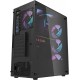 Darkflash DK351 computer case (black) + 4 RGB fans