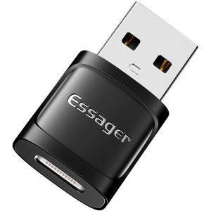 Essager Adapter OTG USB-C female to USB 3.0 male Essager (black)