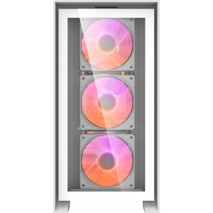 Darkflash DRX70 GLASS computer case (white) + 4 RGB fans