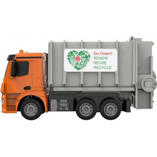 Double Eagle Remote control RC garbage truck 1:26 Double Eagle ( orange) Mercedes-Benz Antos E676-003