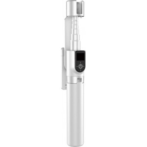 Dudao Selfie stick / telescopic pole with tripod Dudao F18W - white