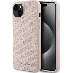 Cg Mobile Sas Karl Lagerfeld case for iPhone 15 Plus 6,7" pink KLHCP15MPQKPMP HC QUILTED K PATTERN