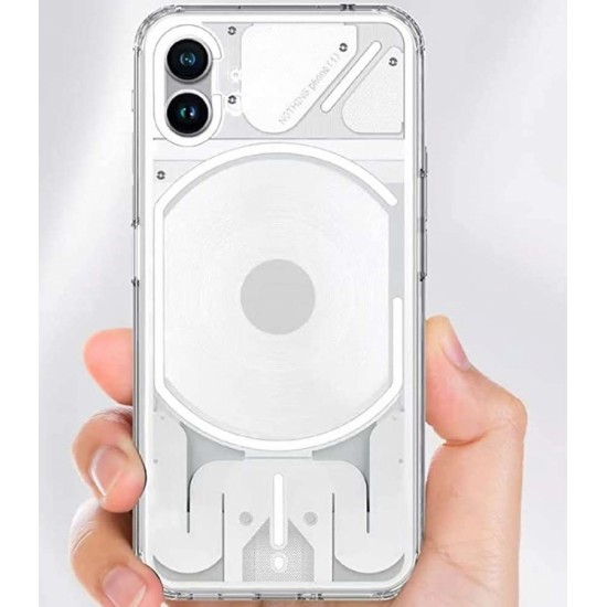 Alogy Hybrid Clear Case for Nothing Phone 1 Transparent