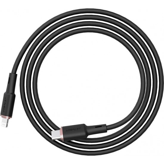 Acefast cable MFI USB Type C - Lightning 1.2m, 30W, 3A black (C2-01 black)