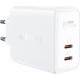 Acefast charger GaN USB Type C 50W, PD, QC 3.0, AFC, FCP white (A29 white)