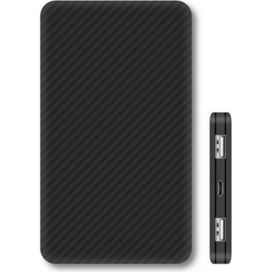 Eloop E30 Mobile Power Bank 5000mAh black