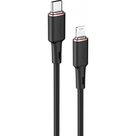 Acefast cable MFI USB Type C - Lightning 1.2m, 30W, 3A black (C2-01 black)