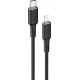 Acefast cable MFI USB Type C - Lightning 1.2m, 30W, 3A black (C2-01 black)