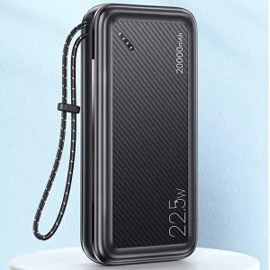 Usams Powerbank PB60 20000mAh 22.5W 2xQC3.0 PD Fast Charge czarny/black 20KCD16801 (US-CD168)